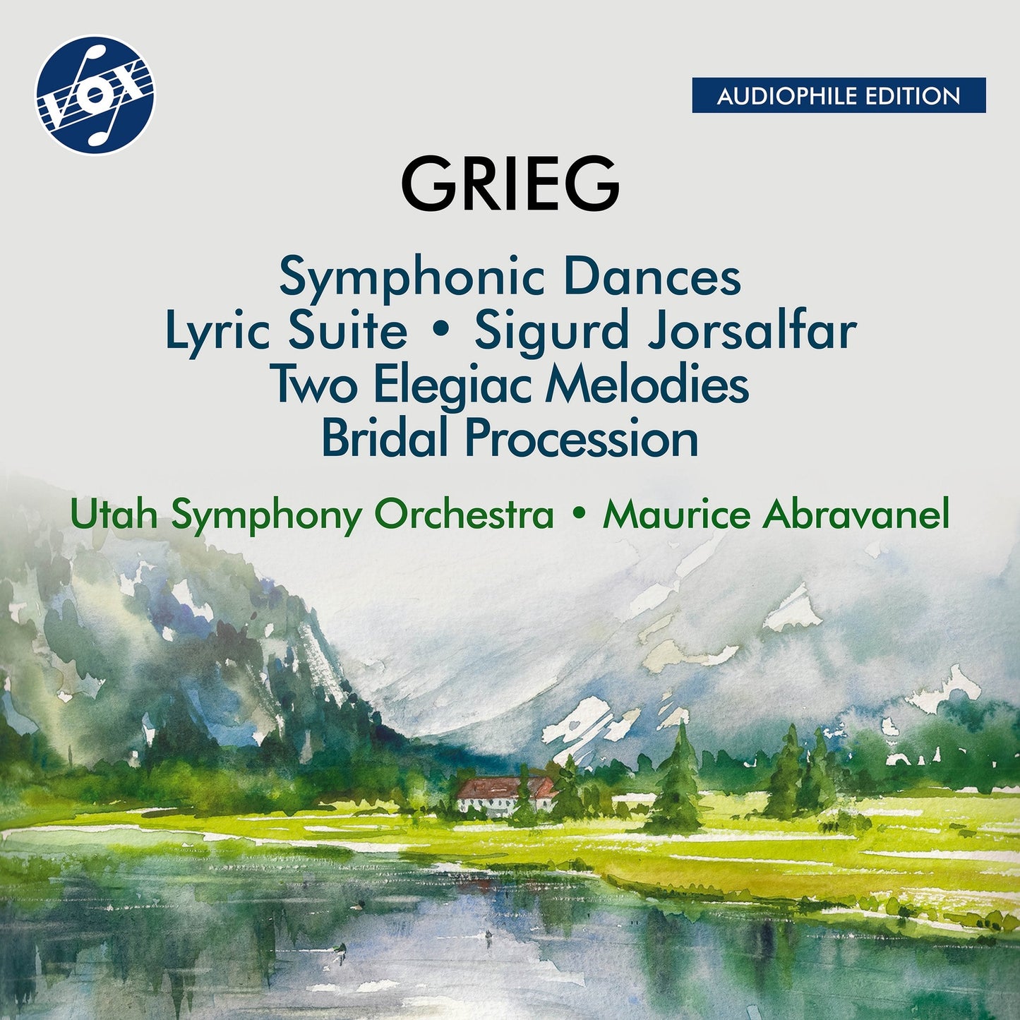 Utah So/abravanel - Grieg - Symphonic Dances [CD]