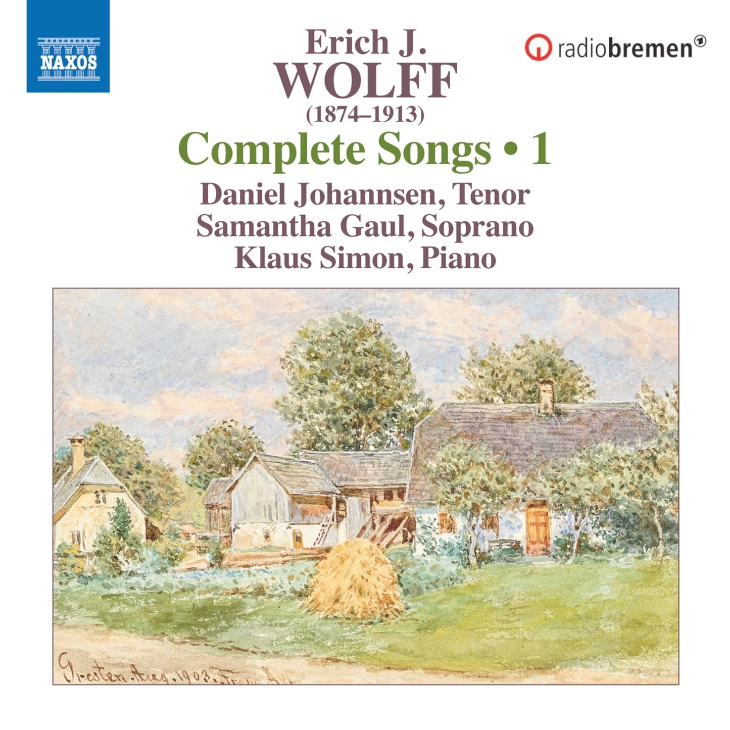 Johannsen/gaul/simon - Wolff - Complete Songs Vol 1 [CD]