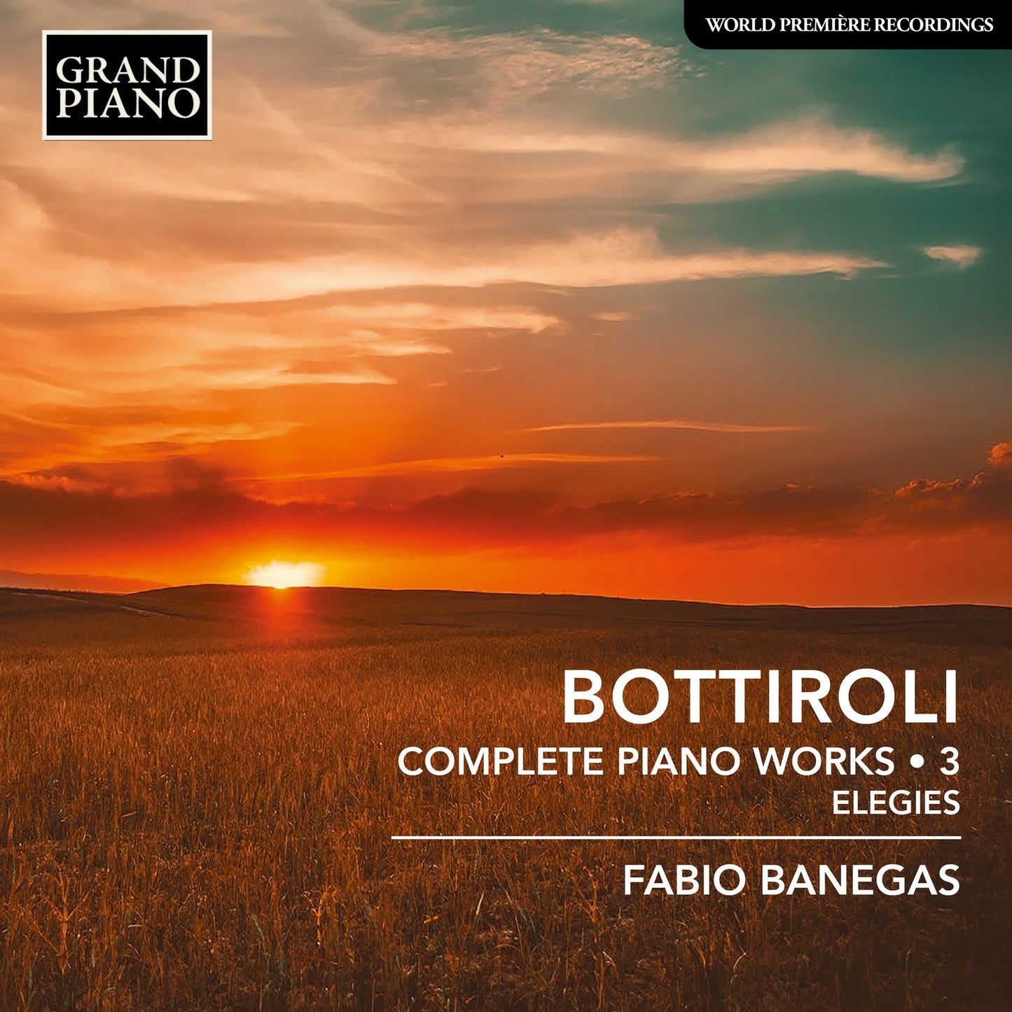 Fabio Banegas - Bottiroli - Comp Piano Works 3 [CD]