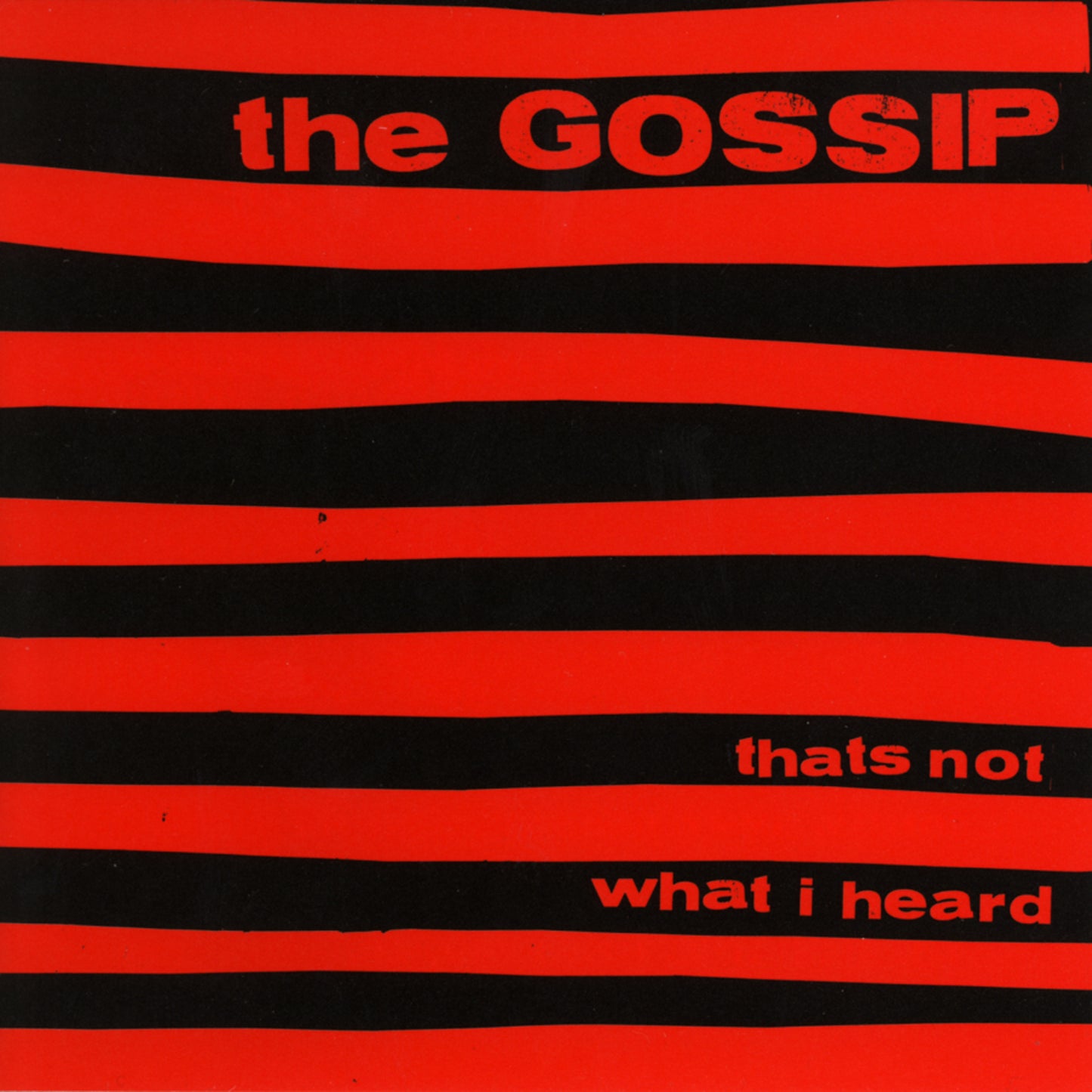 Gossip - Thats Not What I Heard (Red Apple Vinyl) [VINYL]