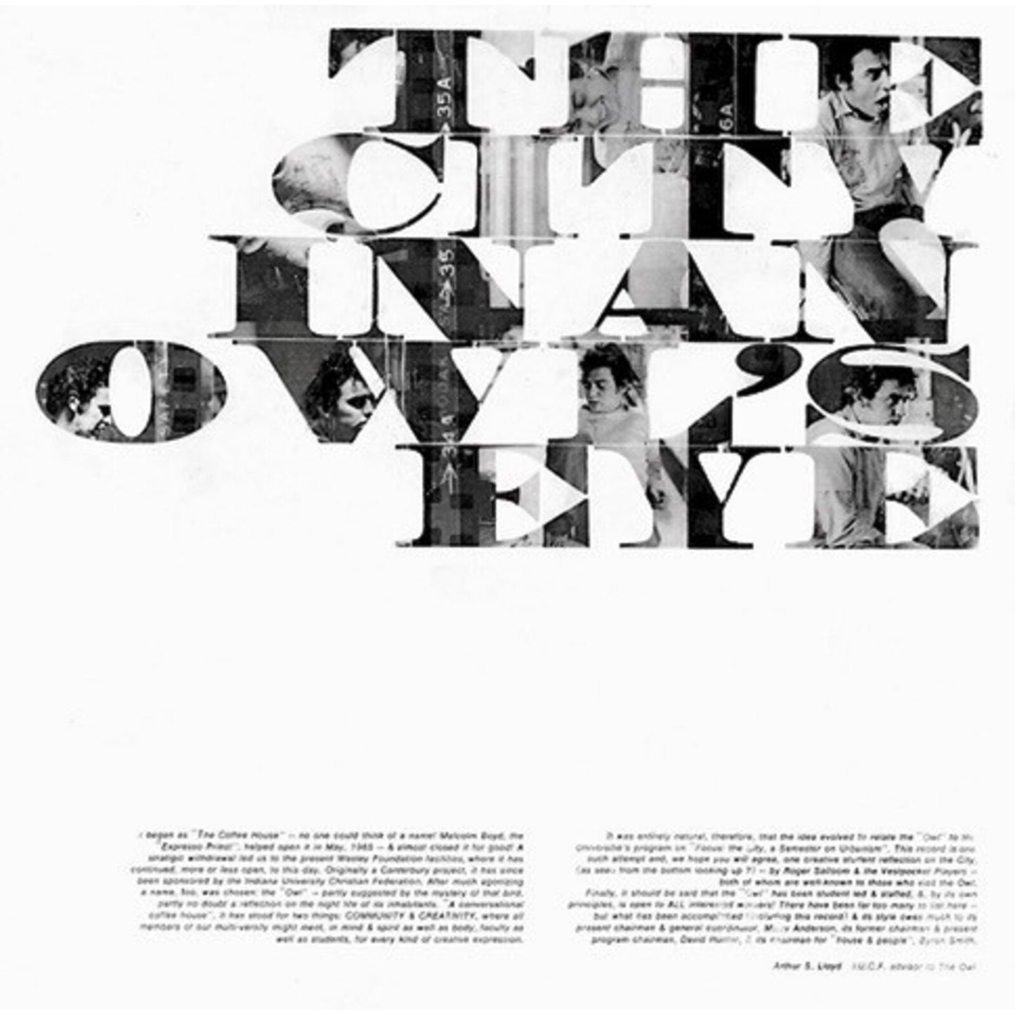 Roger Salloom And The Vest Poc - The City In An Owls Eye [VINYL]