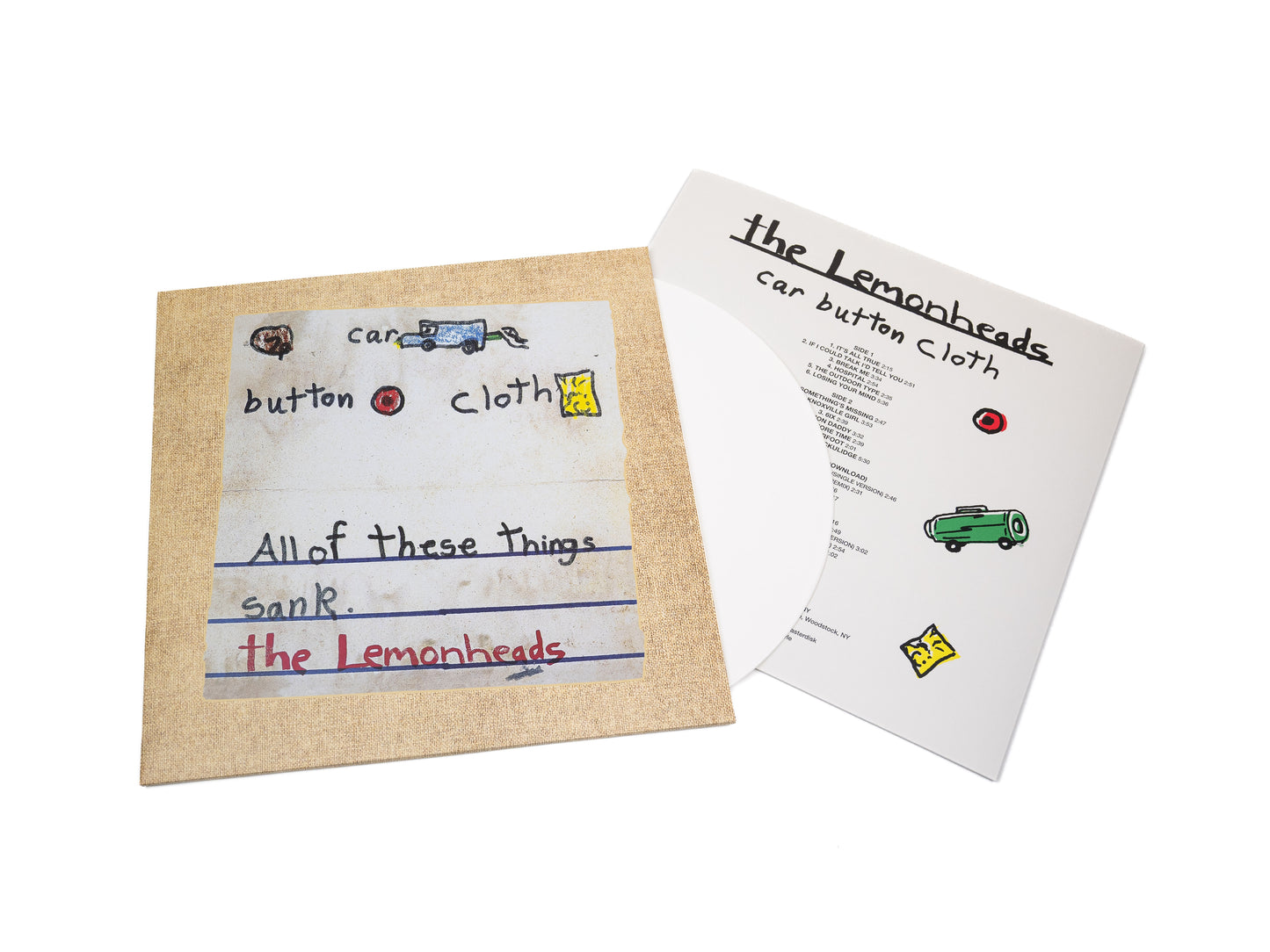 The Lemonheads - Car Button Cloth (White LP) [VINYL]