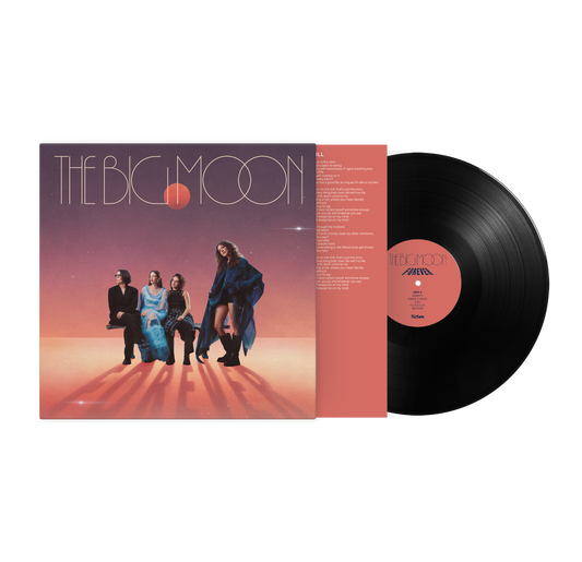 Vinyl record for The Big Moon’s “Forever” album with band photo.