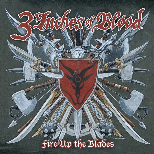 3 Inches Of Blood - Fire Up The Blades (Expanded Edition) (Crimson Fire Vinyl) [VINYL]