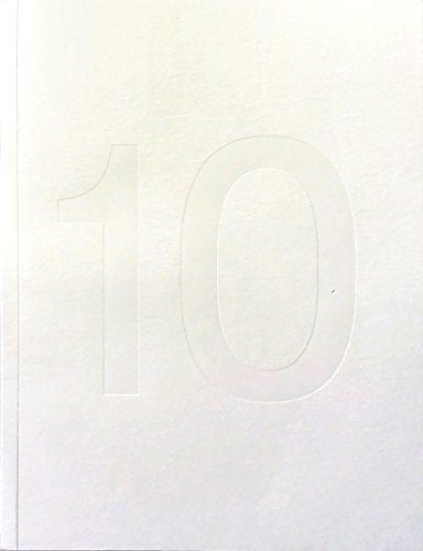 White cover with large, embossed numbers "10" and barcode on spine.
