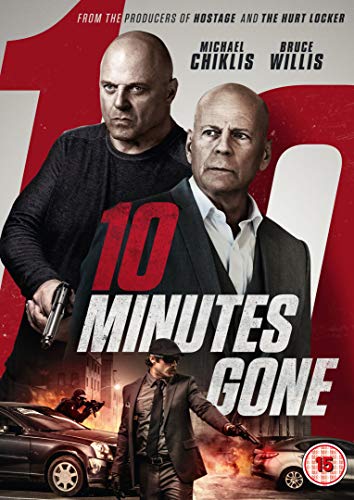 DVD cover for "10 Minutes Gone" featuring Bruce Willis and Michael Chiklis.