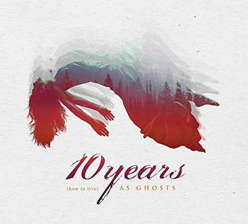 CD cover with a figure dissolving into a forest landscape.