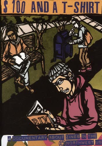 DVD cover with illustrated people reading and making zines.