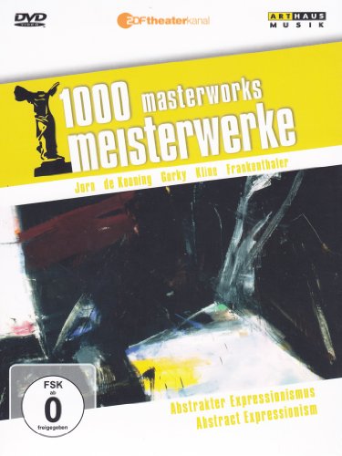 DVD cover featuring an abstract painting with yellow and white text overlay.