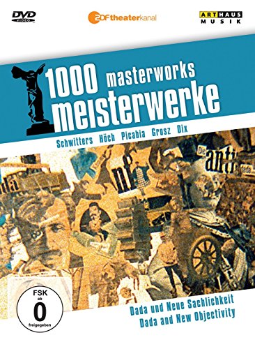 DVD cover with collage image and "1000 masterworks" text on blue background.