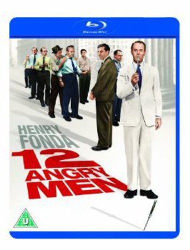 Blu-ray cover for "12 Angry Men" featuring a group of men in suits.