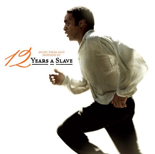 "CD cover for '12 Years a Slave' soundtrack featuring a man running."