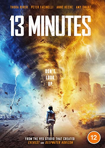 DVD cover art showing a child facing a large tornado in a ruined landscape.