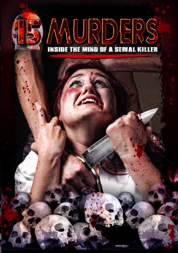 DVD cover depicting a distressed woman, skulls, and blood spatter.