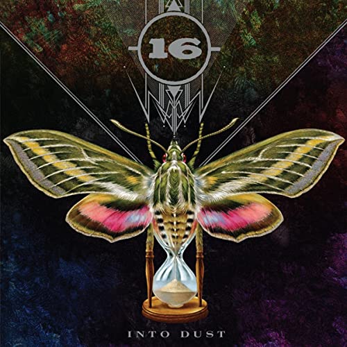 Album cover: moth on an hourglass with the number 16 above.
