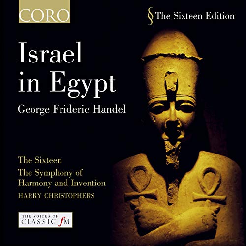CD cover: "Israel in Egypt" by Handel, featuring an Egyptian bust.