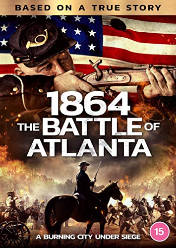 DVD cover for "1864 The Battle Of Atlanta" featuring Civil War soldiers.