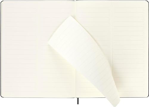 Moleskine 2025 PRO 12-Month Weekly Vertical XL Hardcover Notebook: Black