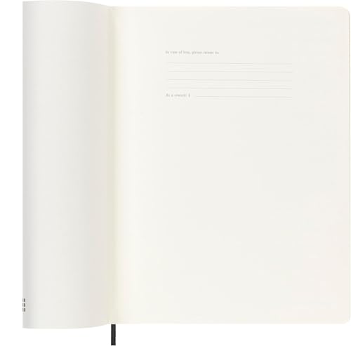 Moleskine 2026 18-Month Weekly XL Softcover Notebook: Black