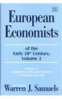 European Economists of the Early 20th Century