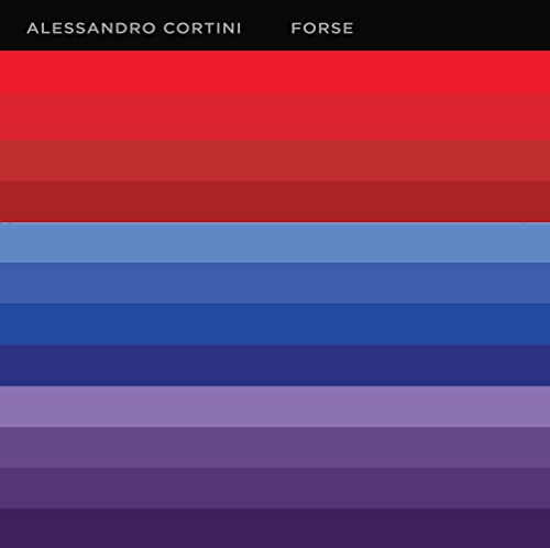 CD cover for Alessandro Cortini’s “Forse 1” with horizontal color bands.