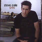 CD cover for Steve Cole’s “Spin” featuring a man and saxophone.