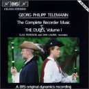 G.P. Telemann - Recorder Duos-Volume. 1 [CD]