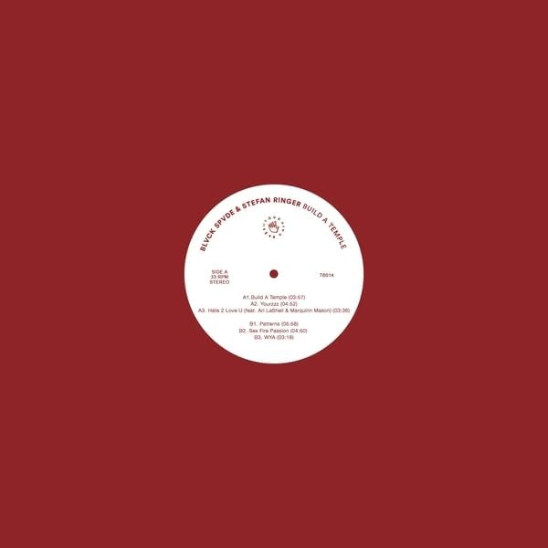 BLVCK SPVDE & STEFAN RINGER - BUILD A TEMPLE [VINYL]