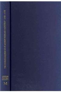 The Church Records of St Andrew Hubbard Eastcheap c1450 - c1570