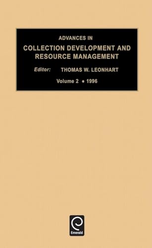Advances in Collection development and resource management