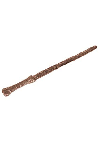 Smiffys 52945 LED Light Up Wand, 37cm, Unisex Adult, Brown, One Size