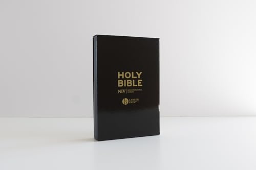 NIV Larger Print Personal Black Leather Bible
