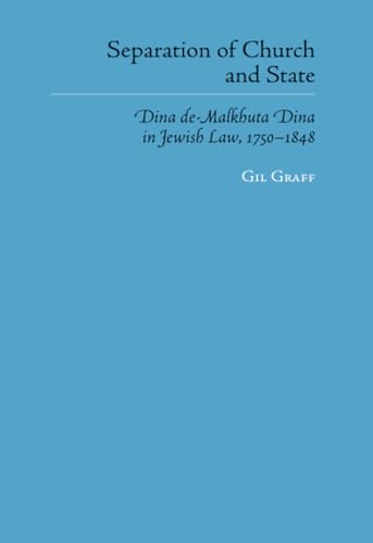 Separation of Church and State : Dina De-Malkhuta Dina in Jewish Law