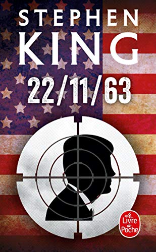 Book cover for “22/11/63” by Stephen King, with a target and silhouette.