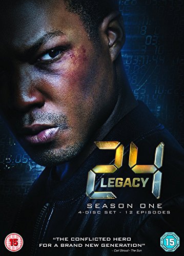 "24: Legacy Season 1" DVD cover featuring a man with bruises on his face.