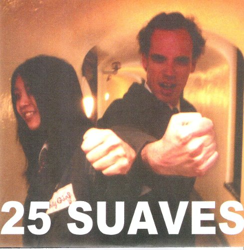 Vinyl record cover featuring two people and bold white text: "25 SUAVES".