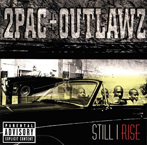 Album cover showing 2Pac and Outlawz in a convertible with an advisory label.