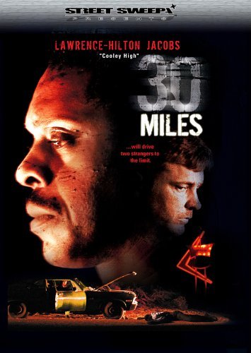 30 Miles" DVD cover featuring two men and a distressed vehicle.