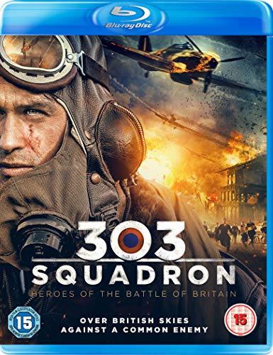 303 Squadron" Blu-ray cover featuring a pilot and wartime aircraft.