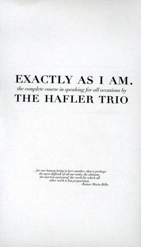 Hafler Trio - Exactly As I Am [CD]