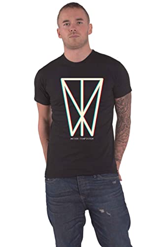 Within Temptation T Shirt Glitch Icon Band Logo Official Mens Black S