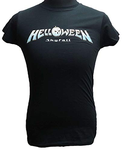 Helloween Skyfall Logo Girls' Shirt - Black - Large