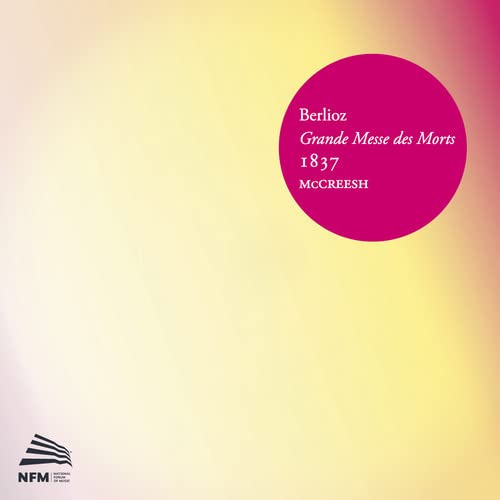 Album cover with a yellow-to-pink gradient and a magenta circle containing white text.