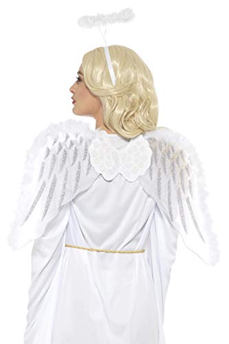 Smiffys 48930 Pure Angel Set, White, One Size