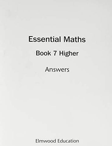 Essential Maths 7 Higher Answers