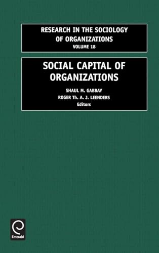 Social Capital of Organizations