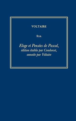 Eloge et Pensees de Pascal: v. 80A