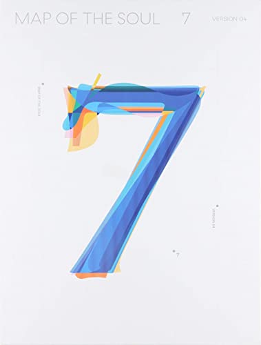 Album cover for BTS’s “Map of the Soul: 7” featuring a stylized number 7.