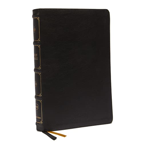 NKJV, Large Print Verse-by-Verse Reference Bible, Maclaren Series, Leathersoft, Black, Comfort Print: Holy Bible, New King James Version