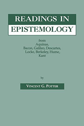 Readings in Epistemology: From Aquinas